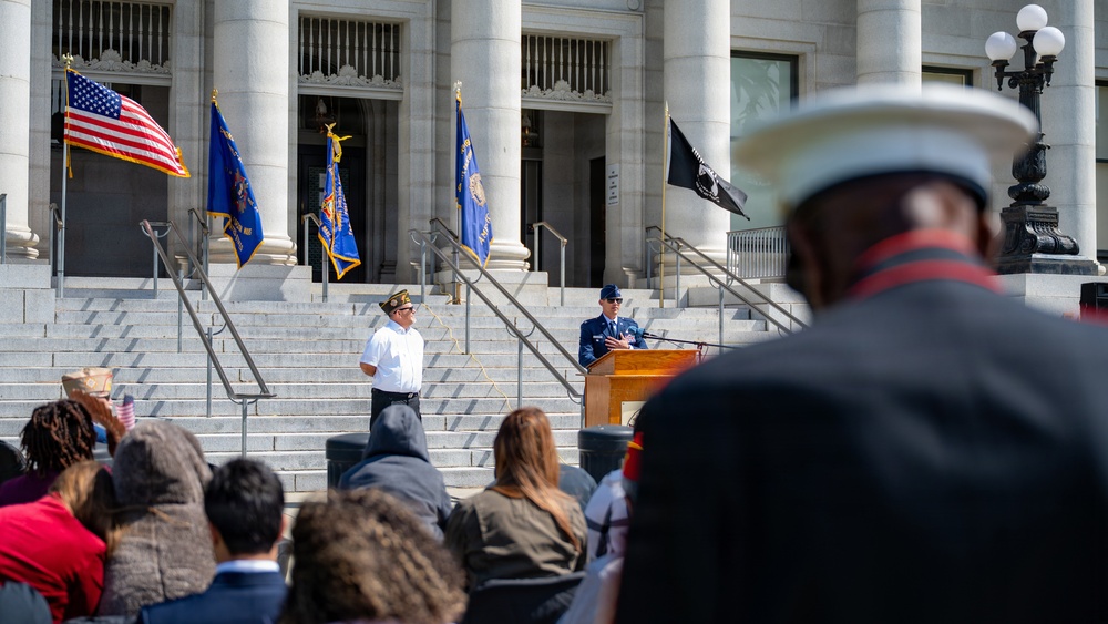 Travis leadership attends Memorial Day event