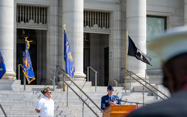 Travis leadership attends Memorial Day event
