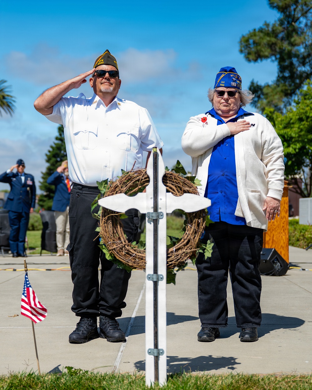 Travis leadership attends Memorial Day event