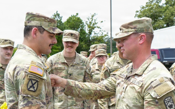 Tennessee Army National Guard Soldiers Promoted