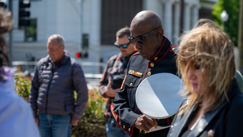 Travis leadership attends Memorial Day event