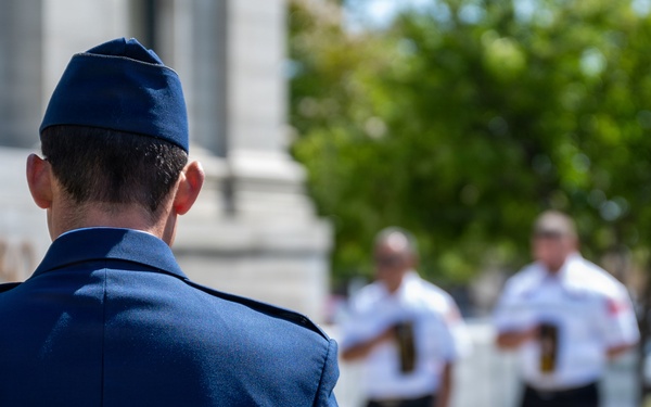 Travis leadership attends Memorial Day event
