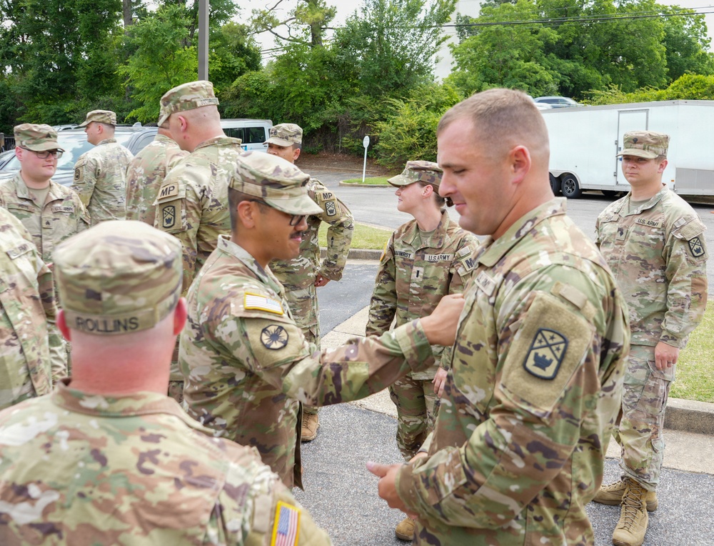 Tennessee Army National Guard Soldiers Promote