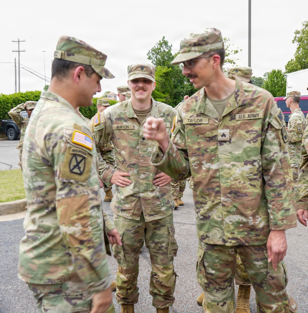 Tennessee Army National Guard soldier promote