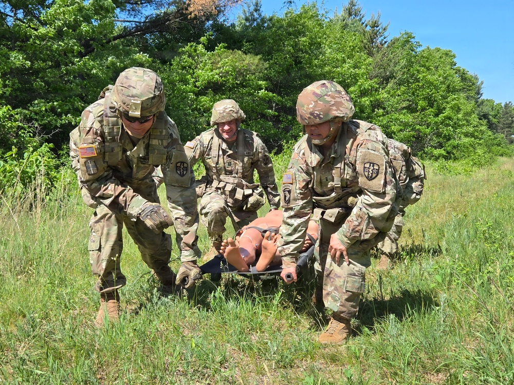 CE-MARSG Soldiers Strengthen Combat Readiness Through Litter Carry Training