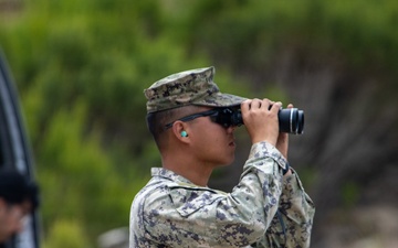 NMCB 5 Trains Shooting Range Qualifications