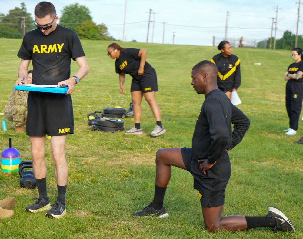 Tennessee Army National Guard conducts fitness training