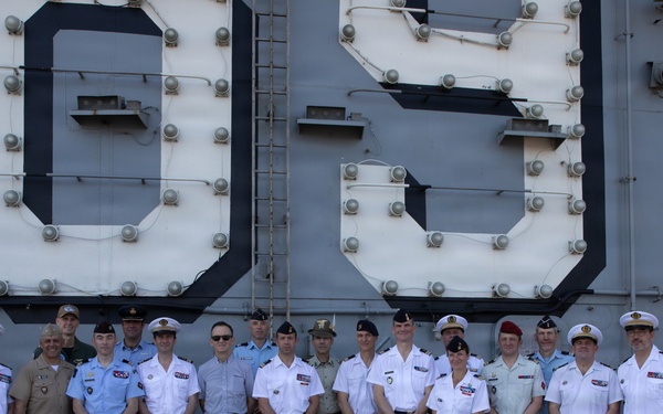 Senior officers from the Center for Higher Military Studies tour the IKE
