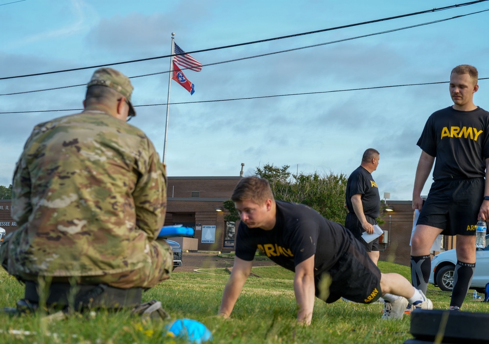 Tennessee Army National Guard conducts fitness training