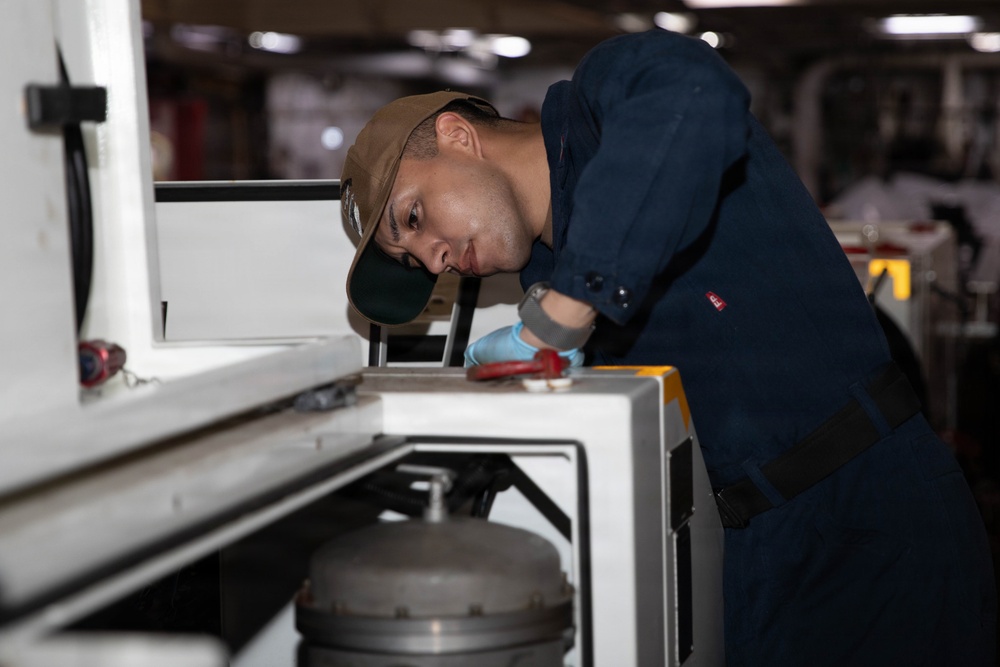 Ike Conducts Routine Operations at Naval Station Norfolk