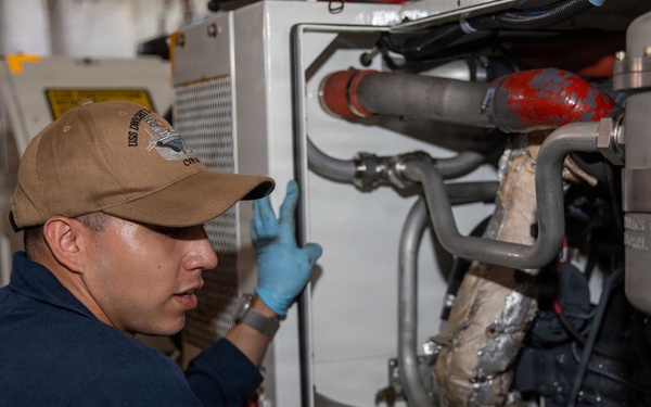 Ike Conducts Routine Operations at Naval Station Norfolk