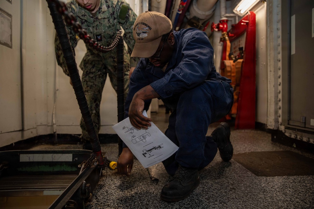 Ike Conducts Routine Operations at Naval Station Norfolk