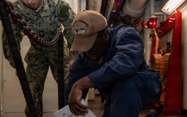 Ike Conducts Routine Operations at Naval Station Norfolk