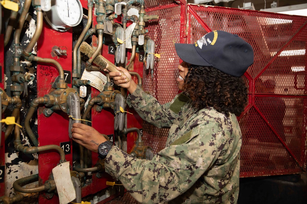 Ike Conducts Routine Operations at Naval Station Norfolk