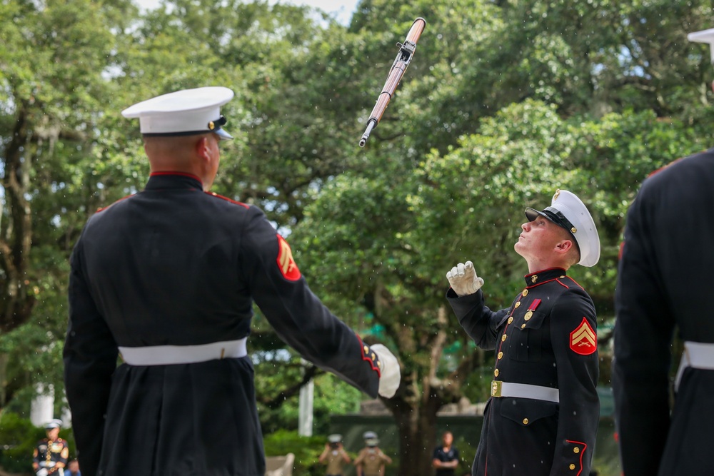 Silent Drill Platoon takes on Sail 250 New Orleans