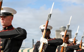 Silent Drill Platoon takes on Sail 250 New Orleans