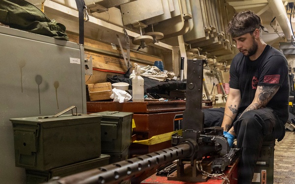 Michael Murphy Conducts Helicopter Maintenance