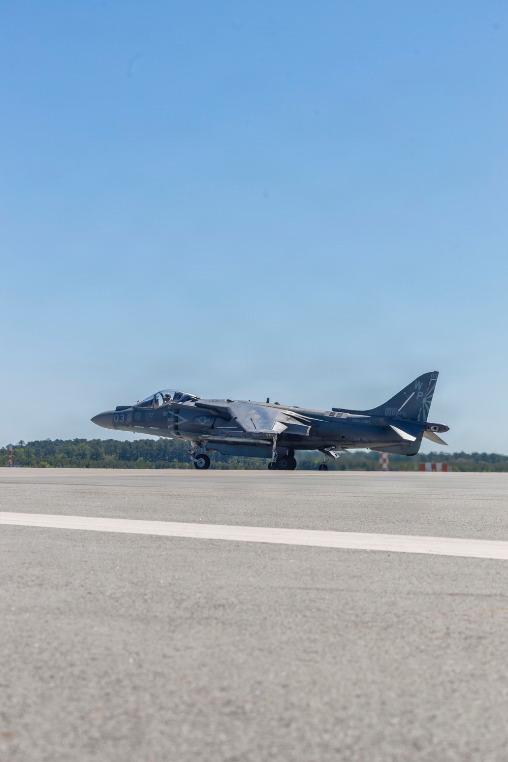 VMA-223 Harrier sundown ceremony