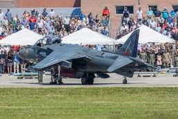 VMA-223 Harrier sundown ceremony