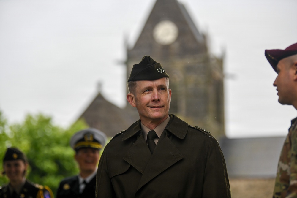 Airborne Ceremony at Sainte Mère Église Marks 82nd Anniversary of D-Day