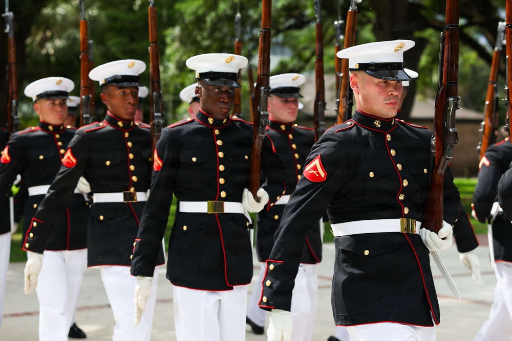 Silent Drill Platoon takes on Sail 250 New Orleans