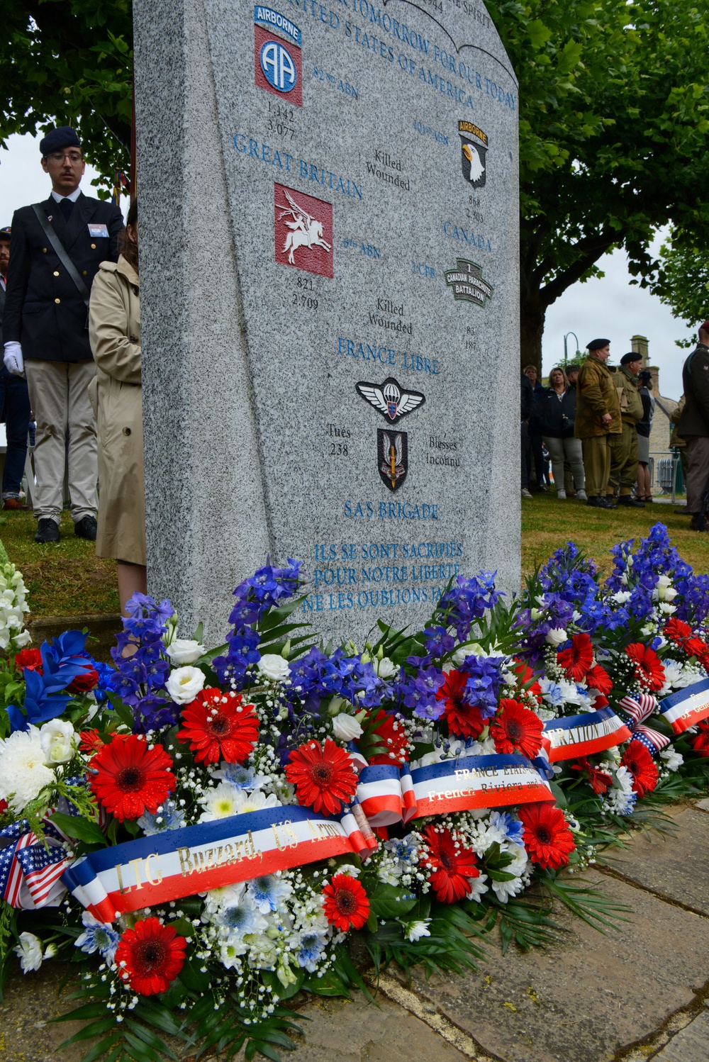Airborne Ceremony at Sainte-Mère-Église Marks 82nd Anniversary of D-Day
