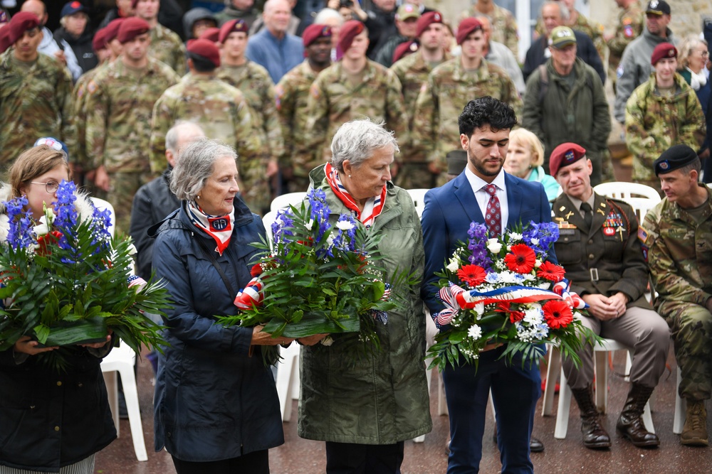 Airborne Ceremony at Sainte-Mère-Église Marks 82nd Anniversary of D-Day