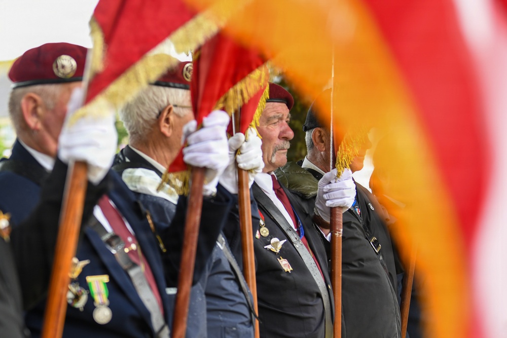 Airborne Ceremony at Sainte-Mère-Église Marks 82nd Anniversary of D-Day