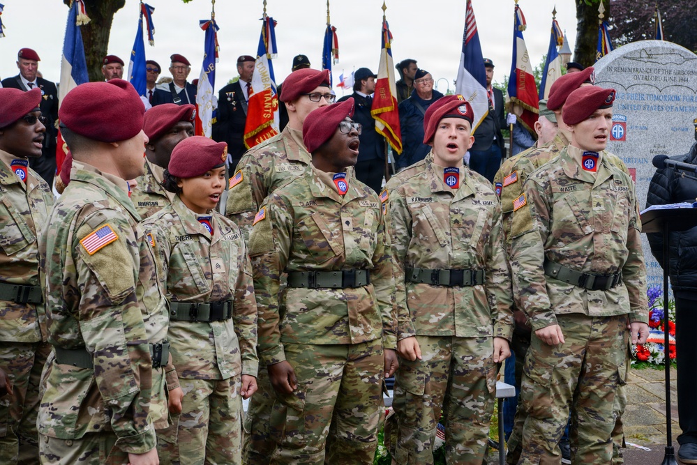 Airborne Ceremony at Sainte-Mère-Église Marks 82nd Anniversary of D-Day
