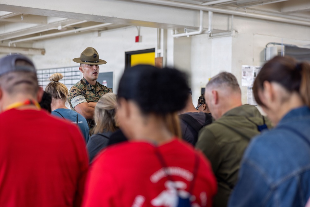 Educators and Community Influencers from across Arizona and Texas visit MCRD San Diego