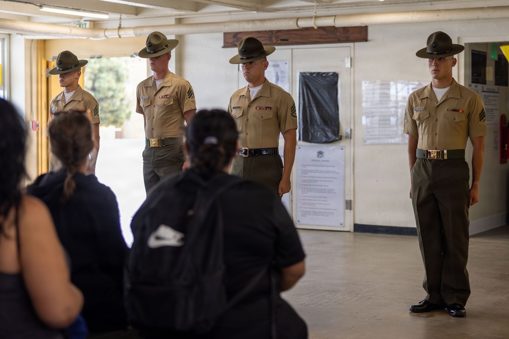 Educators and Community Influencers from across Arizona and Texas visit MCRD San Diego
