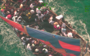 Coast Guard, CBP AMO, partner agencies interdict 240 aliens near Turks and Caicos Islands