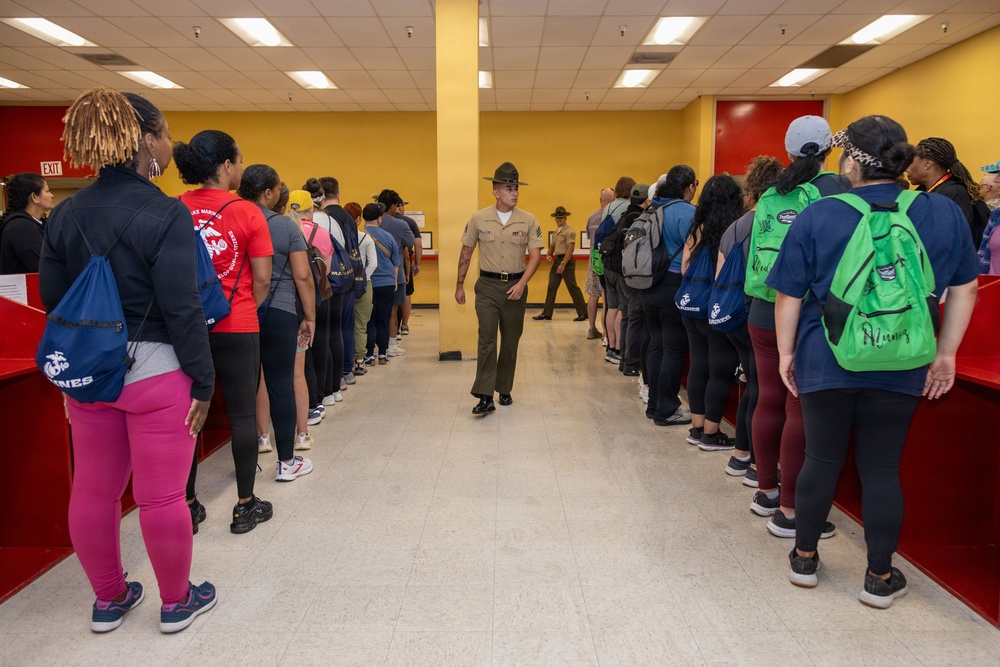 Educators and Community Influencers from across Arizona and Texas visit MCRD San Diego