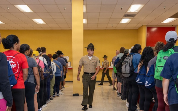 Educators and Community Influencers from across Arizona and Texas visit MCRD San Diego