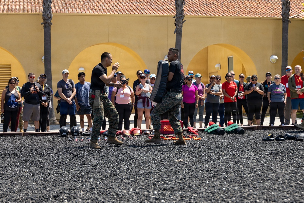 Educators and Community Influencers from across Arizona and Texas visit MCRD San Diego