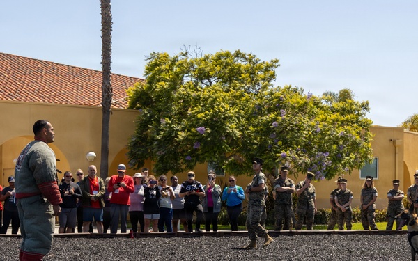 Educators and Community Influencers from across Arizona and Texas visit MCRD San Diego
