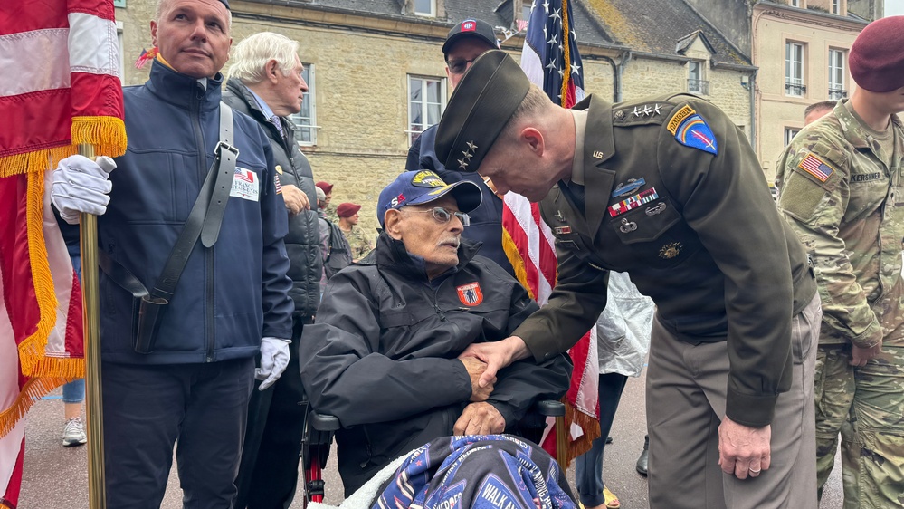 Airborne Ceremony at Sainte-Mère-Église Marks 82nd Anniversary of D-Day