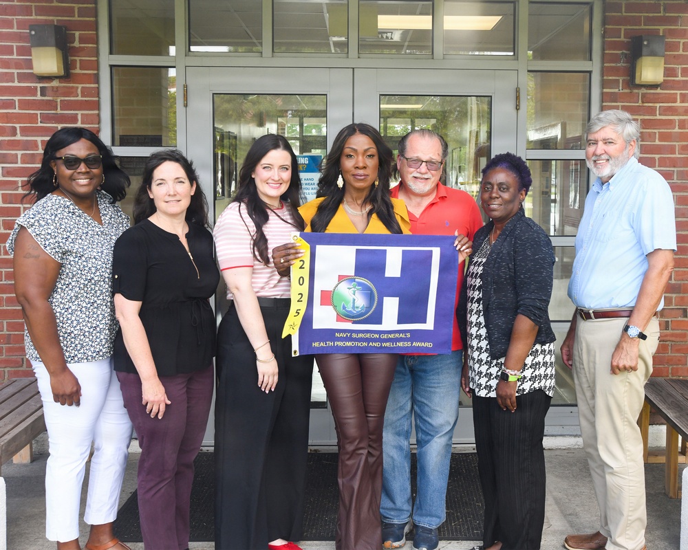 Naval Medical Center Camp Lejeune’s Health Promotion and Wellness team has earns Navy Surgeon General’s Blue H Award for excellence in Health Promotion and Wellness for 2025