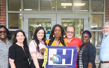 Naval Medical Center Camp Lejeune’s Health Promotion and Wellness team has earns Navy Surgeon General’s Blue H Award for excellence in Health Promotion and Wellness for 2025