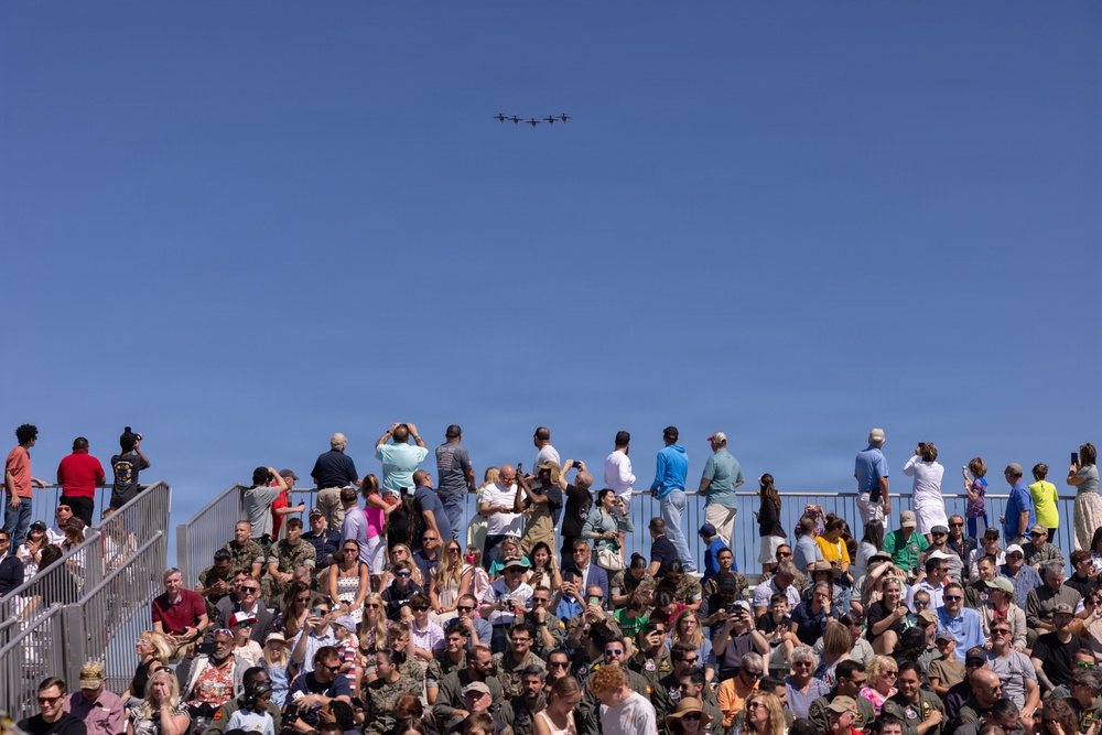 VMA-223 Harrier sundown ceremony