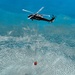 Idaho Army National Guard UH-60M Black Hawk helicopter crew conducts water bucket training.