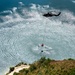 Idaho Army National Guard UH-60M Black Hawk helicopter crew conducts water bucket training.