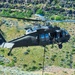 Idaho Army National Guard UH-60M Black Hawk helicopter crew conducts water bucket training.