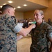 Marine Corps Support Facility New Orleans holds a promotion ceremony for Col. Angela Nelson