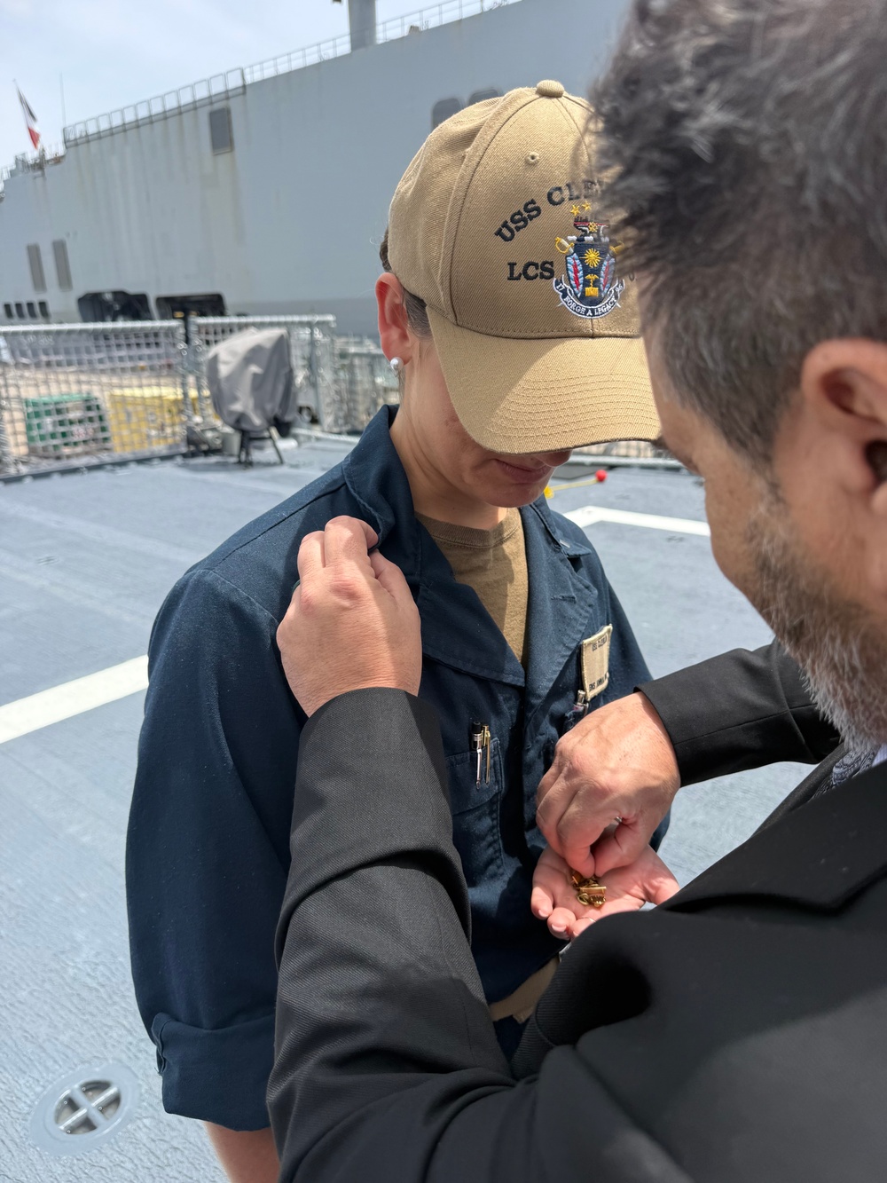 LTJG Freyman promotion.
