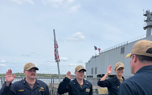 Officer promotion ceremony