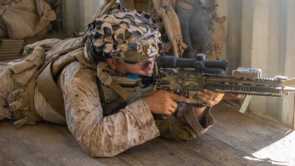 13th MEU BLT 2/4 Conducts a Simulated Sensing Expeditionary Advanced Base Mission