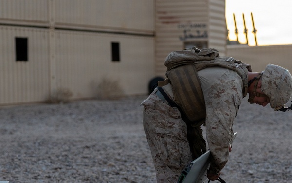 13th MEU BLT 2/4 Conducts a Simulated Sensing Expeditionary Advanced Base Mission