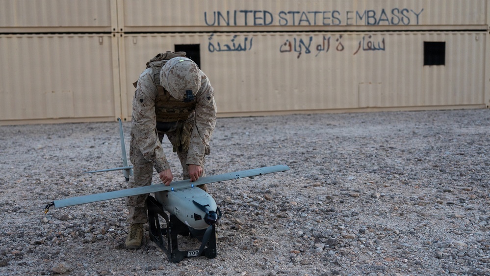 13th MEU BLT 2/4 Conducts a Simulated Sensing Expeditionary Advanced Base Mission