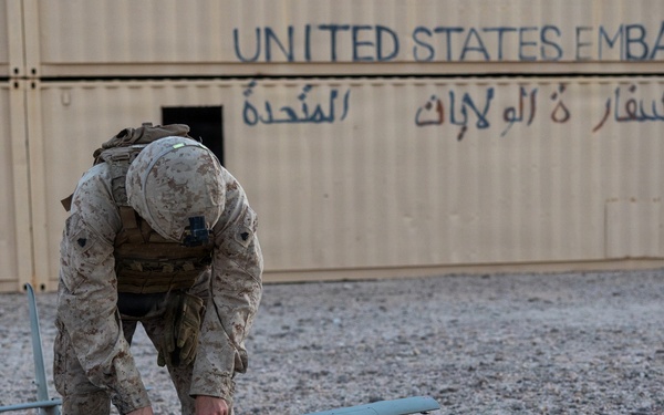 13th MEU BLT 2/4 Conducts a Simulated Sensing Expeditionary Advanced Base Mission